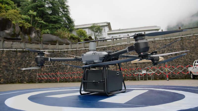dji fly cart 30_cargo dron