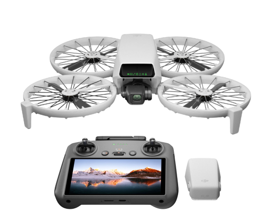 DRON DJI Flip + RC s displejem, baterie DRONPRO