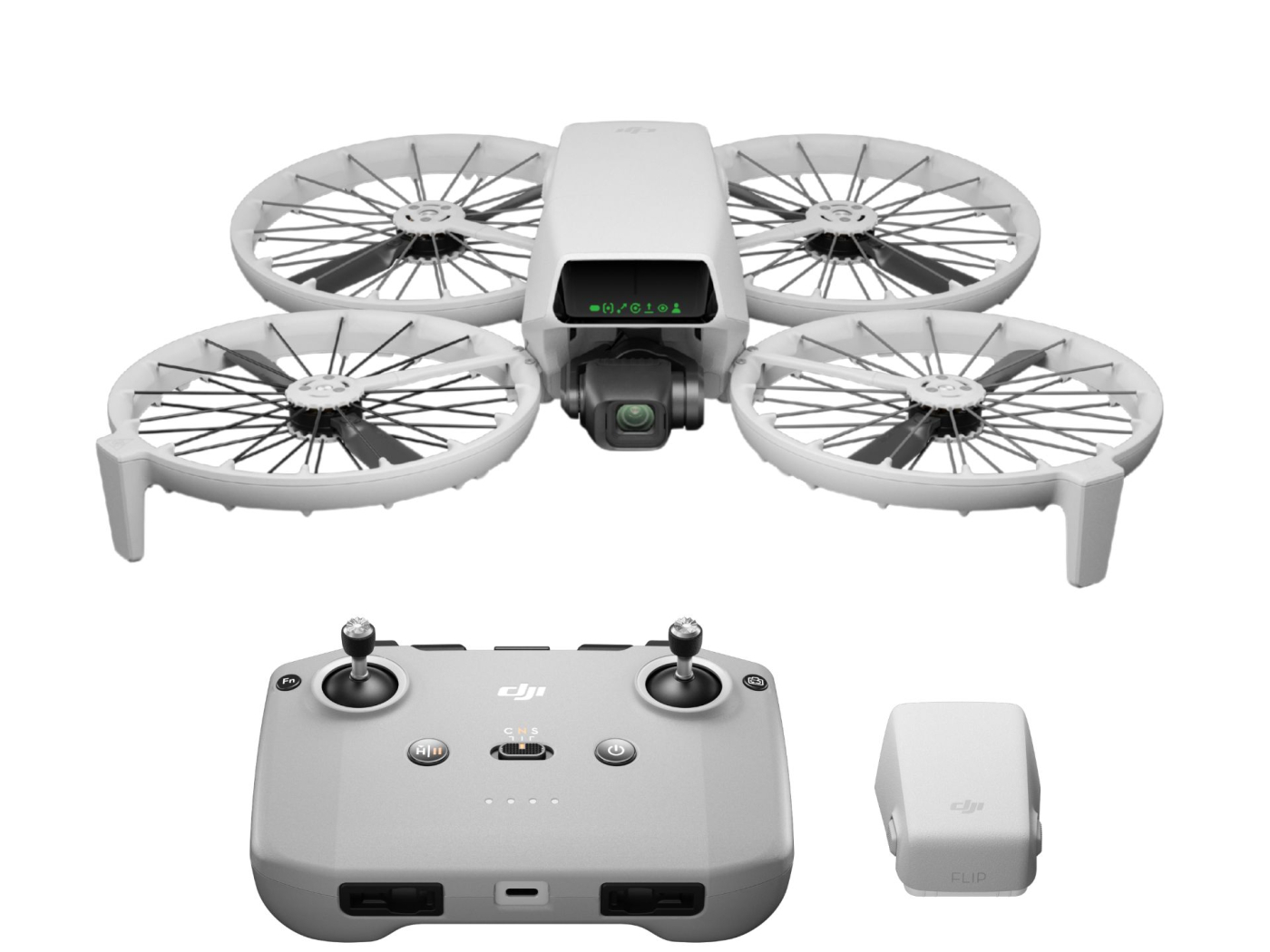 DRON DJI Flip + RC bez displeje, baterie DRONPRO